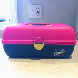Vintage 90s Caboodles Cosmetic Makeup Travel Case